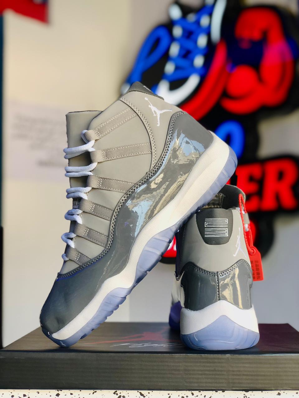 Jordan 11 Gray White
